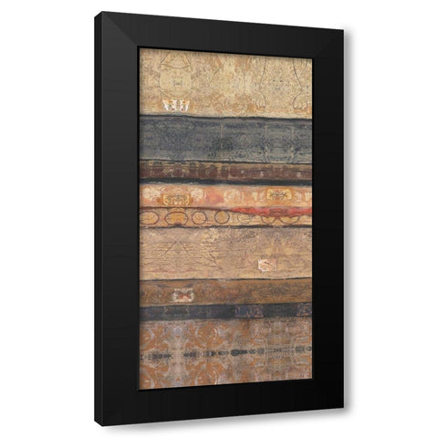 Earthy Reflections I Black Modern Wood Framed Art Print with Double Matting by Bagnato, Judi