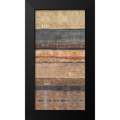 Earthy Reflections I Black Modern Wood Framed Art Print by Bagnato, Judi