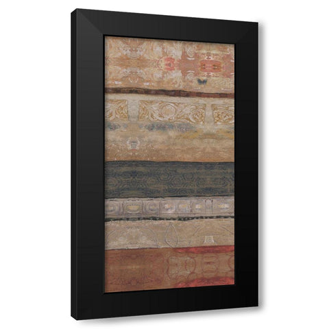 Earthy Reflections II Black Modern Wood Framed Art Print by Bagnato, Judi