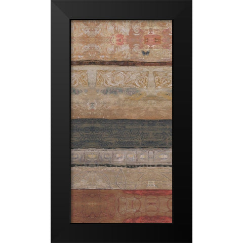 Earthy Reflections II Black Modern Wood Framed Art Print by Bagnato, Judi