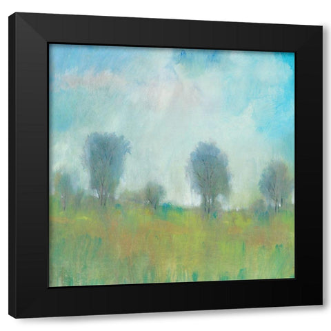 Summertime I Black Modern Wood Framed Art Print with Double Matting by OToole, Tim