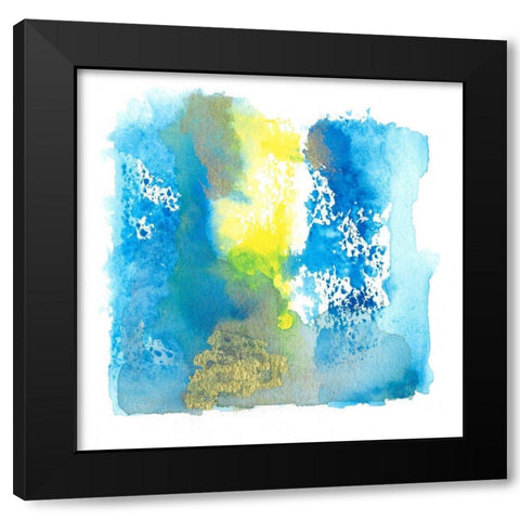 Loving Embrace II Black Modern Wood Framed Art Print with Double Matting by Combs, Joyce