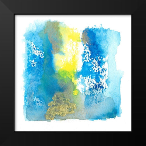 Loving Embrace II Black Modern Wood Framed Art Print by Combs, Joyce