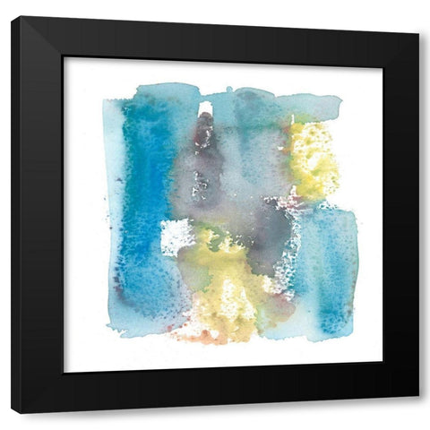 Loving Embrace III Black Modern Wood Framed Art Print by Combs, Joyce