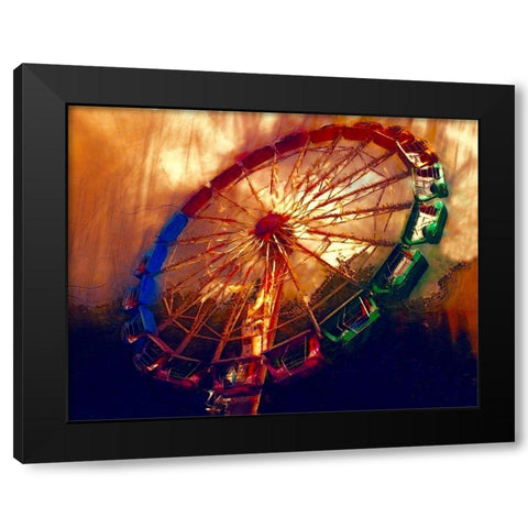 Wild Merry II Black Modern Wood Framed Art Print by Curinga, Kim