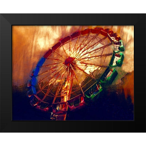 Wild Merry II Black Modern Wood Framed Art Print by Curinga, Kim