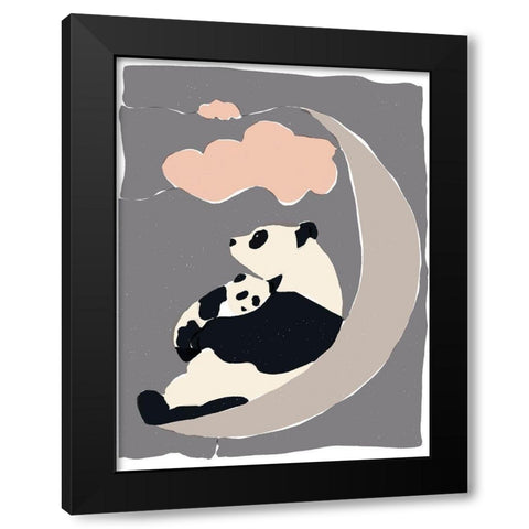 Dreamers I Black Modern Wood Framed Art Print with Double Matting by Delamater, Rob