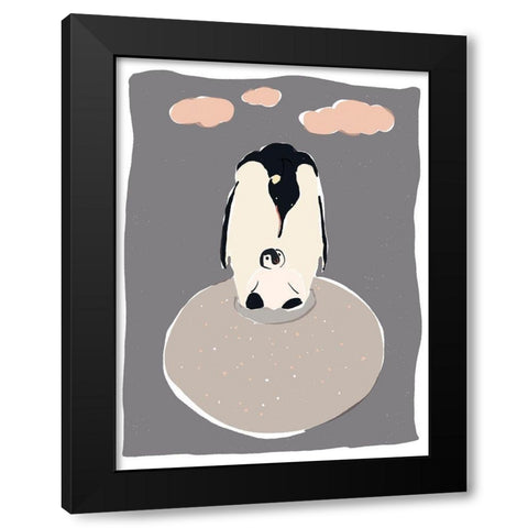 Dreamers II Black Modern Wood Framed Art Print by Delamater, Rob