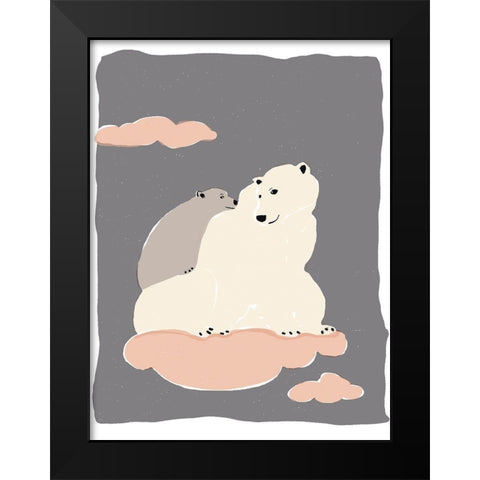 Dreamers III Black Modern Wood Framed Art Print by Delamater, Rob