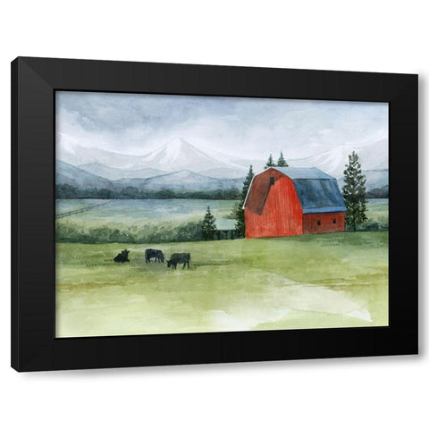 Valley Herd I Black Modern Wood Framed Art Print by Popp, Grace