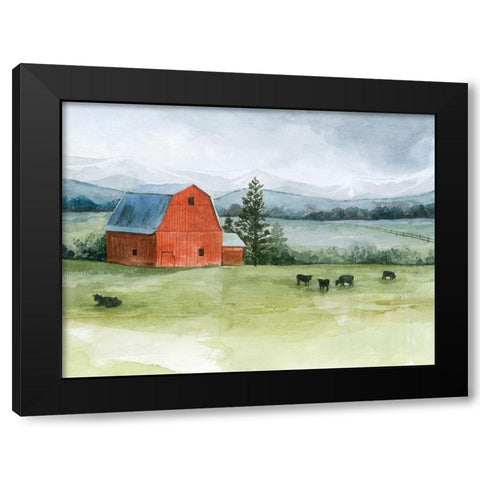 Valley Herd II Black Modern Wood Framed Art Print by Popp, Grace