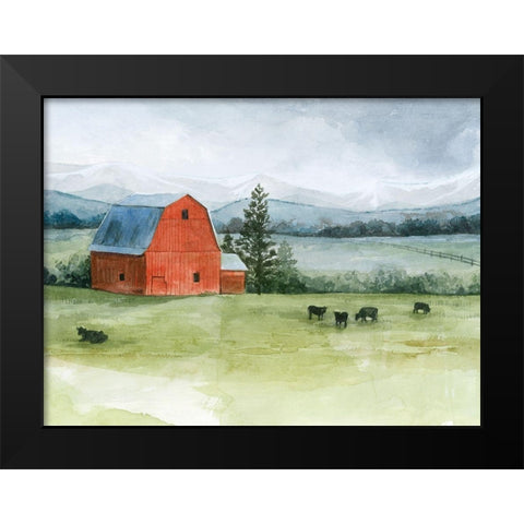 Valley Herd II Black Modern Wood Framed Art Print by Popp, Grace