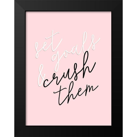 GRL PWR I Black Modern Wood Framed Art Print by Hambly, Anna