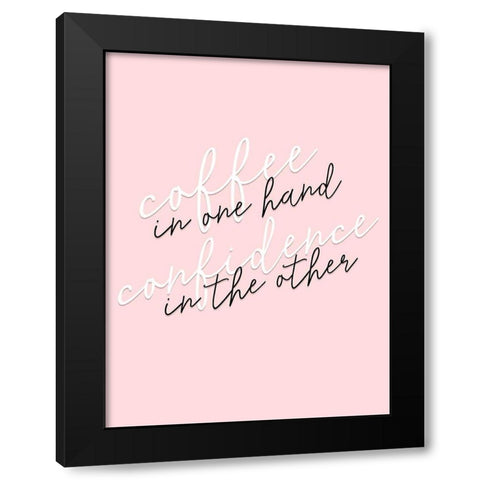 GRL PWR III Black Modern Wood Framed Art Print with Double Matting by Hambly, Anna
