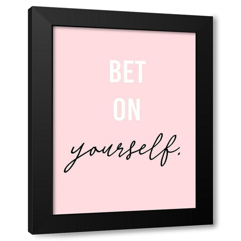 GRL PWR IV Black Modern Wood Framed Art Print by Hambly, Anna