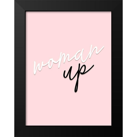 GRL PWR VI Black Modern Wood Framed Art Print by Hambly, Anna