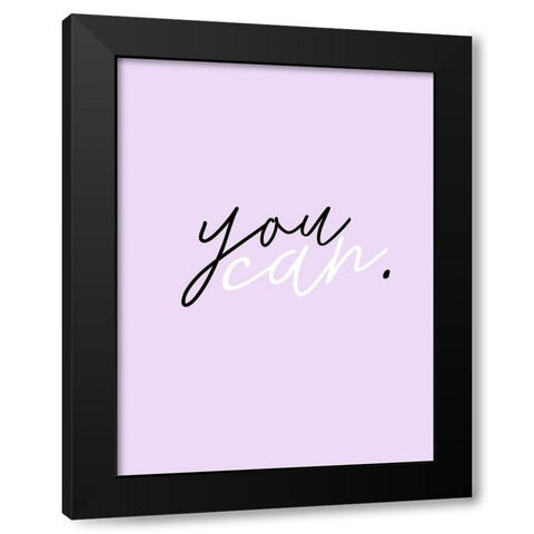 GRL PWR VII Black Modern Wood Framed Art Print by Hambly, Anna