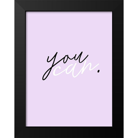 GRL PWR VII Black Modern Wood Framed Art Print by Hambly, Anna