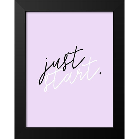 GRL PWR VIII Black Modern Wood Framed Art Print by Hambly, Anna