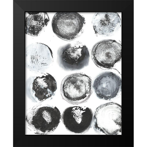 BandW Imprint II Black Modern Wood Framed Art Print by Fuchs, Jodi