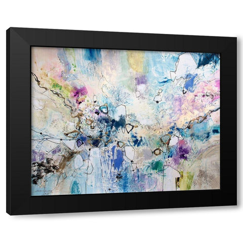 Rainbow Blue III Black Modern Wood Framed Art Print by Gardner, Jennifer