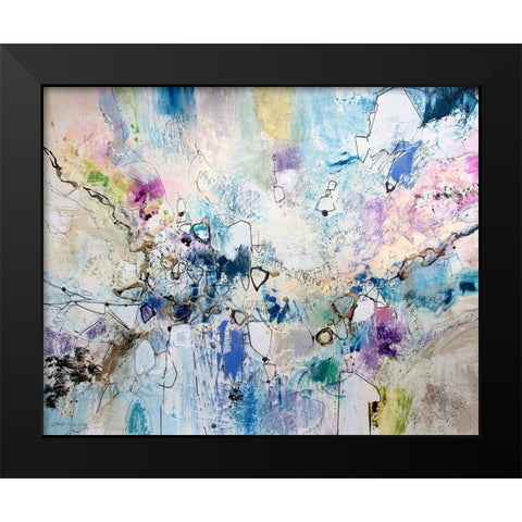 Rainbow Blue III Black Modern Wood Framed Art Print by Gardner, Jennifer