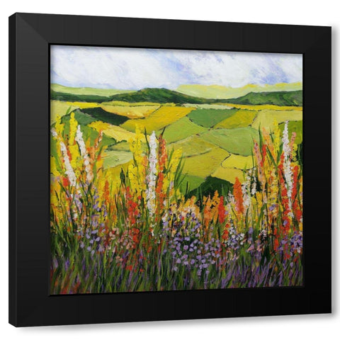 How Green is my Valley Black Modern Wood Framed Art Print by Friedlander, Allan