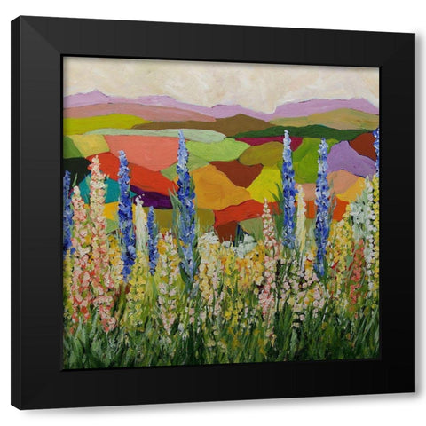 Sugar Plums Black Modern Wood Framed Art Print by Friedlander, Allan