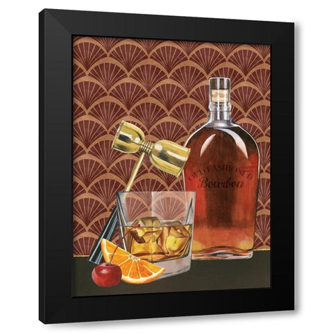 Bar Gatsby II Black Modern Wood Framed Art Print by Popp, Grace