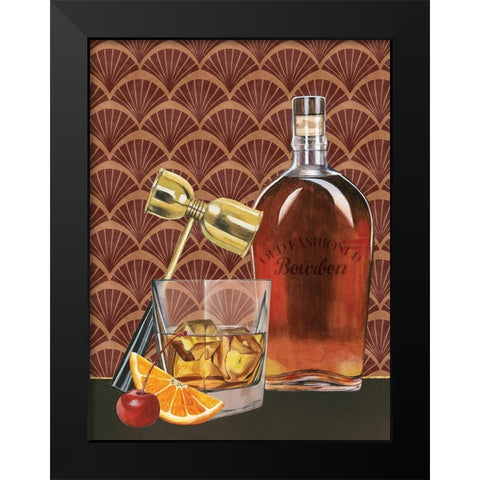 Bar Gatsby II Black Modern Wood Framed Art Print by Popp, Grace