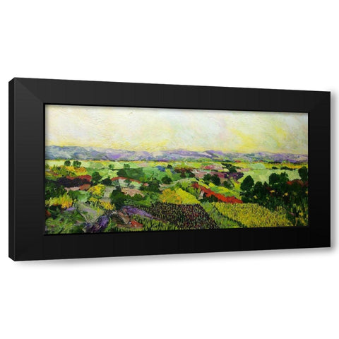 Dawns Early Light Black Modern Wood Framed Art Print by Friedlander, Allan
