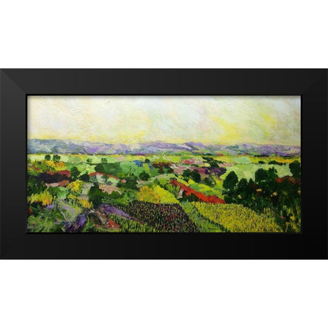 Dawns Early Light Black Modern Wood Framed Art Print by Friedlander, Allan