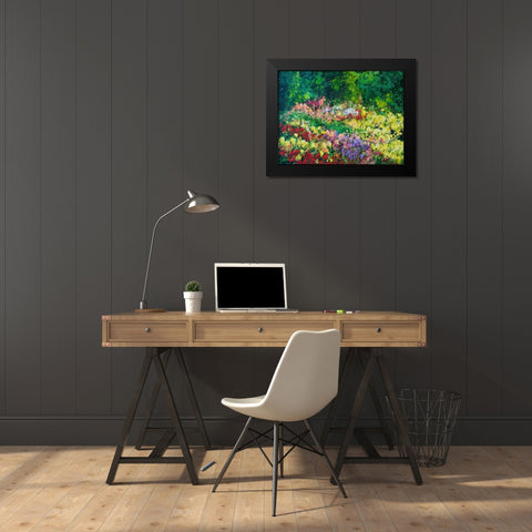 Forest Garden Black Modern Wood Framed Art Print by Friedlander, Allan