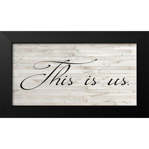 Family Inspiration I Black Modern Wood Framed Art Print by Ludwig, Alicia