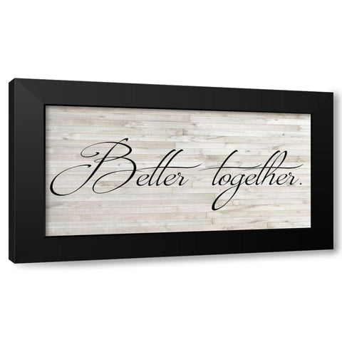 Family Inspiration III Black Modern Wood Framed Art Print with Double Matting by Ludwig, Alicia
