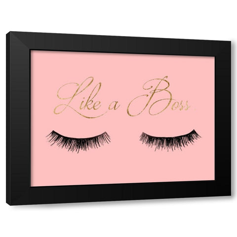 Girl Boss I Black Modern Wood Framed Art Print with Double Matting by Ludwig, Alicia