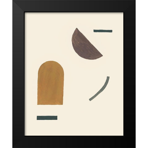 Intraconnected I Black Modern Wood Framed Art Print by Wang, Melissa