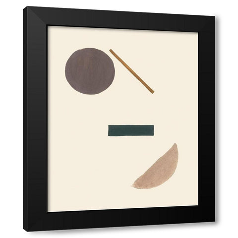 Intraconnected III Black Modern Wood Framed Art Print by Wang, Melissa