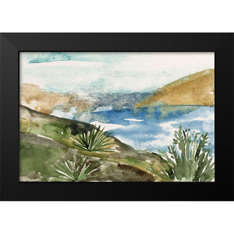 Living in the Mountains IV Black Modern Wood Framed Art Print by Wang, Melissa
