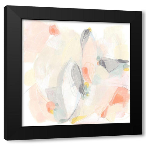 Pastel Prism III Black Modern Wood Framed Art Print by Vess, June Erica