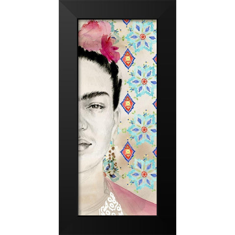 Frida Diptych I Black Modern Wood Framed Art Print by Parker, Jennifer Paxton