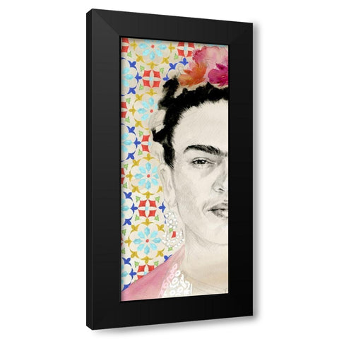 Frida Diptych II Black Modern Wood Framed Art Print by Parker, Jennifer Paxton