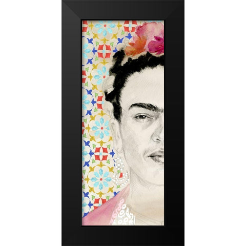 Frida Diptych II Black Modern Wood Framed Art Print by Parker, Jennifer Paxton