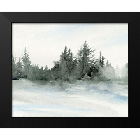 Evergreens in the Distance II Black Modern Wood Framed Art Print by Parker, Jennifer Paxton