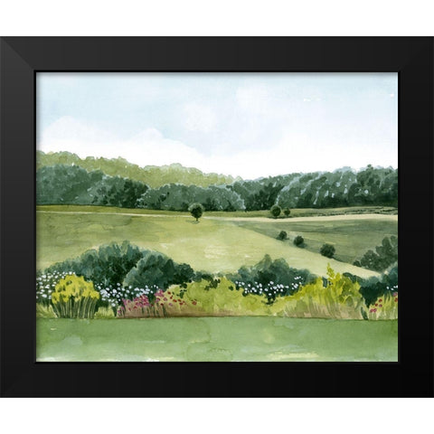 Idyllic Sunday I Black Modern Wood Framed Art Print by Popp, Grace