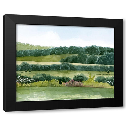 Idyllic Sunday II Black Modern Wood Framed Art Print by Popp, Grace