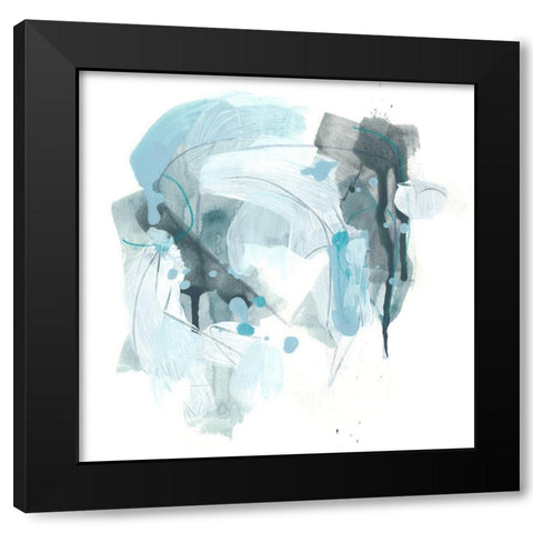 Liquid Notation I Black Modern Wood Framed Art Print by Vess, June Erica