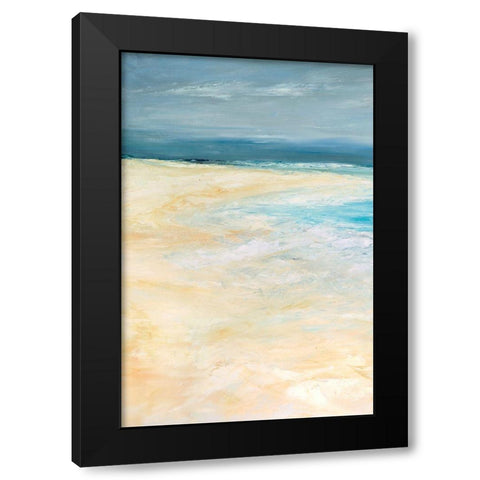 Storm at Sea I Black Modern Wood Framed Art Print by Wilkins, Suzanne