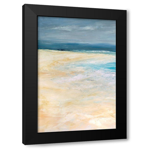 Storm at Sea I Black Modern Wood Framed Art Print with Double Matting by Wilkins, Suzanne