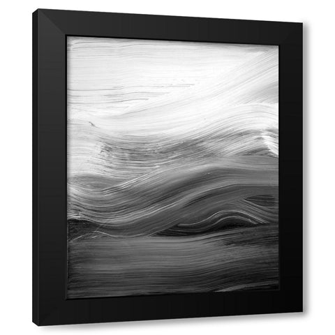 Secrets I Black Modern Wood Framed Art Print by Guererra, Teodora
